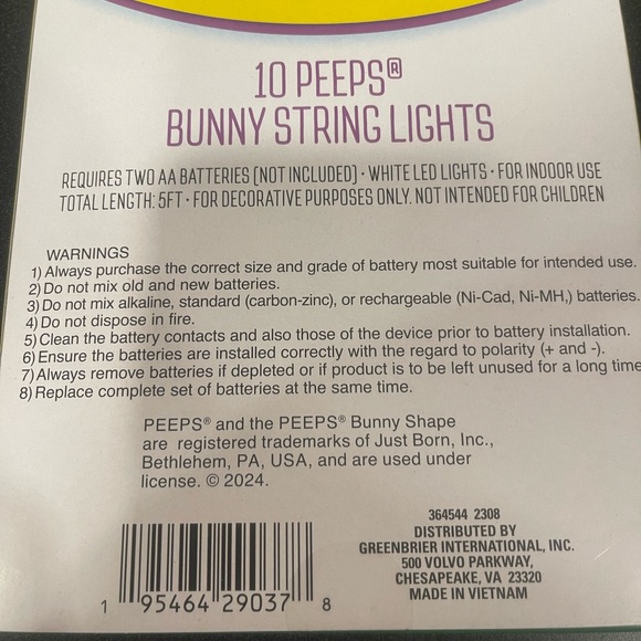 Peeps string lights Easter - Picture 4 of 4